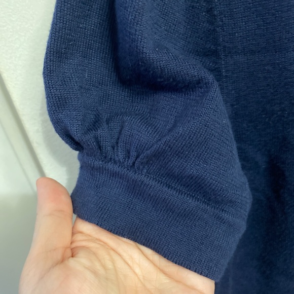 Juicy Couture Short Sleeve Navy Sweater Dress S - Picture 3 of 4